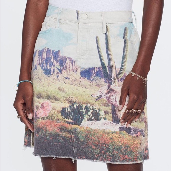 MOTHER Giddy Up RARE Tomcat Desert 🌵 Skirt - Picture 5 of 16